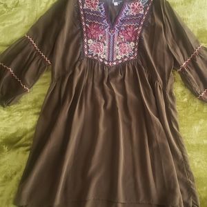 Johnny Was Silk dress sz large
